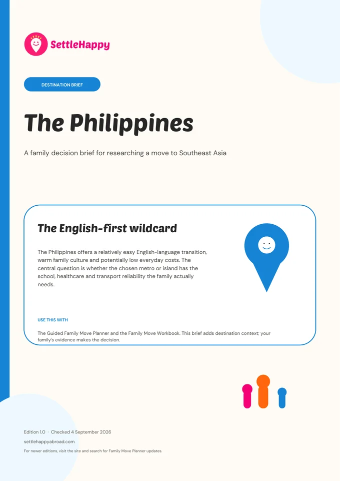 Cover of the The Philippines Family Decision Brief